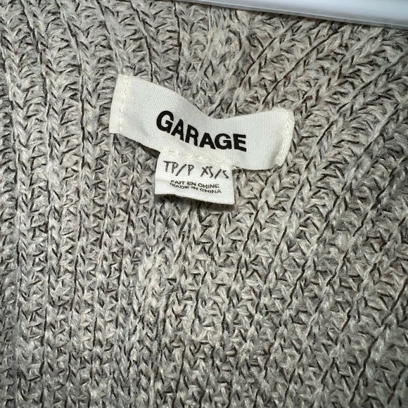 Garage mid length grey cardigan Size XS/S - Picture 3 of 4